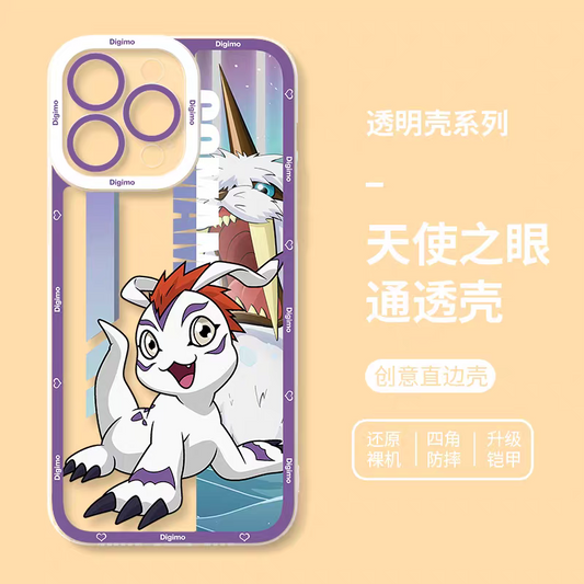 Anime Digimon Digital Monster Version 3 | Gomamon - iPhone Case 7 8 PLUS SE2 XS XR X 11 12 13 14 15 16 16e 17 Pro Promax 12mini 13mini