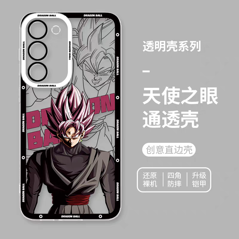 Japanese Anime Dragon Ball | Black Vegito Super Saiyan - Phone Case Samsung Galaxy S25 S24 S23 S22 S21 FE Ultra