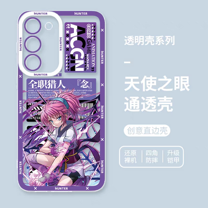 Japanese Anime Hunter X Hunter Anime Fighting Version | Gon Killua Kurapika Chrollo Leorio Matiy Hisoka Morow Meruem 8 Style - Phone Case Samsung Galaxy S26 S25 S24 S23 S22 S21 FE Ultra Edge