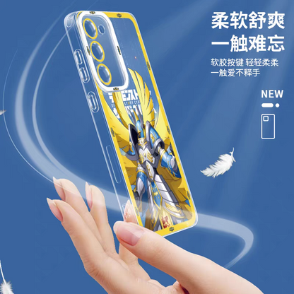 Japanese Cartoon Digimon Adventure Digital Monster Digimonstory Cybersleuth Version | War Greymon - Phone Case Samsung Galaxy S25 S24 S23 S22 S21 FE Ultra Edge