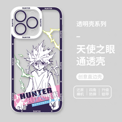Japanese Anime Hunter X Hunter Anime & Comic Fighting Version | Killua Gon Kurapika Hisoka Morow - iPhone Case PLUS SE2 XS XR X 11 12 13 14 15 16 16e 17 17e Pro Promax 12mini 13mini