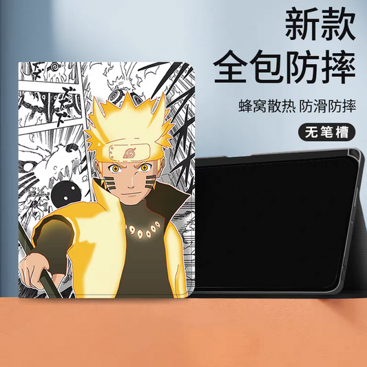 Japanese Anime Naruto Ninja Comic Anime Style Protect Case | Naruto Kurama - iPad Mini 4,5,6,7 / iPad Air / iPad Pro 2025 2024 2022 2021 2020 2018