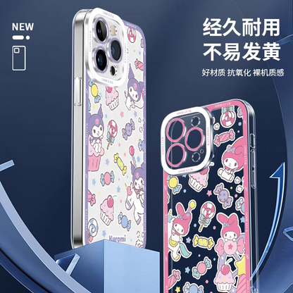 Japan Cartoon Sweets Pastel | Little Twin Stars - iPhone Case 6 7 8 PLUS SE2 XS XR X 11 12 13 14 15 16 16e 17 Pro Promax 12mini 13mini