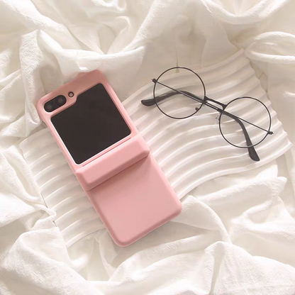 Korea Style Simple Fashion Card Holder Style | Matt 9 Colours - Phone Case Samsung Galaxy Z Flip 4 5 6 7 W24 W23