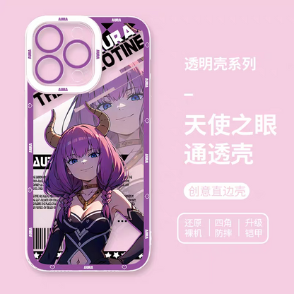 Japanese Anime FRIEREN | Aura Part1 8 Styles - iPhone Case PLUS SE2 XS XR X 11 12 13 14 15 16 16e 17 17e Pro Promax 12mini 13mini