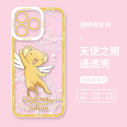 Japanese Cartoon CardCaptorSakura Anime Style | Tomoyo Sakura Spinel Sun Momo Cerberus 8 Styles - iPhone Case PLUS SE2 XS XR X 11 12 13 14 15 16 16e 17 17e Pro Promax 12mini 13mini