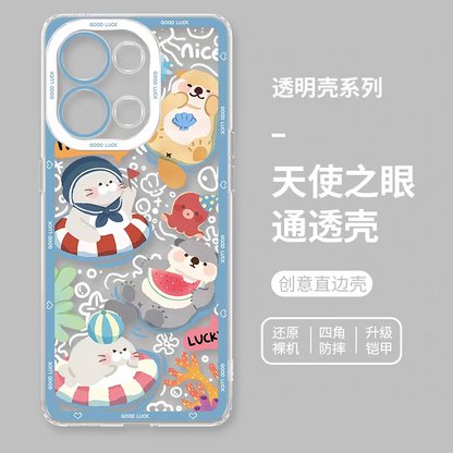 Japan Style Animal Zoo Full Screen Style | Wild & Cute 8 Styles - iPhone Case PLUS SE2 XS XR X 11 12 13 14 15 16 16e 17 17e Pro Promax 12mini 13mini