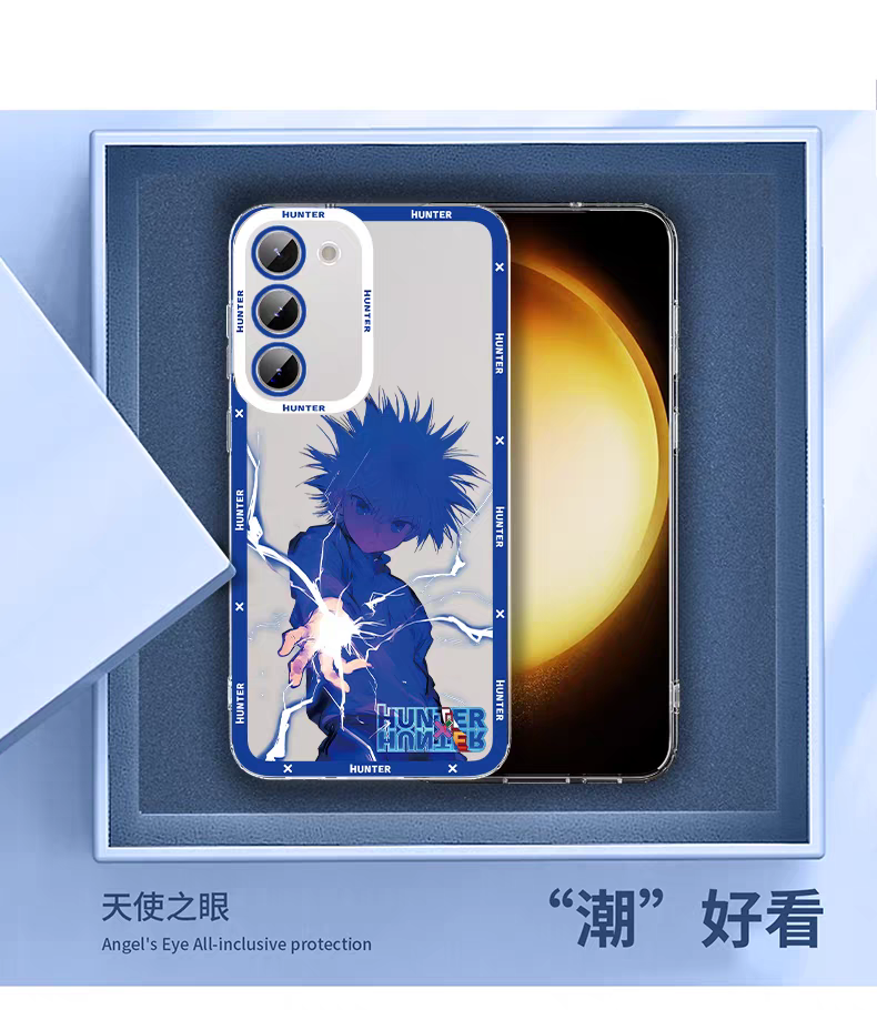 Japanese Anime Hunter X Hunter Anime & Comic Fighting Version | Killua Gon Kurapika Hisoka Morow - Phone Case Samsung Galaxy S26 S25 S24 S23 S22 S21 FE Ultra Edge