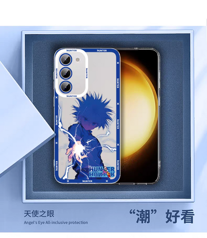Japanese Anime Hunter X Hunter Anime & Comic Fighting Version | Killua Gon Kurapika Hisoka Morow - Phone Case Samsung Galaxy S26 S25 S24 S23 S22 S21 FE Ultra Edge