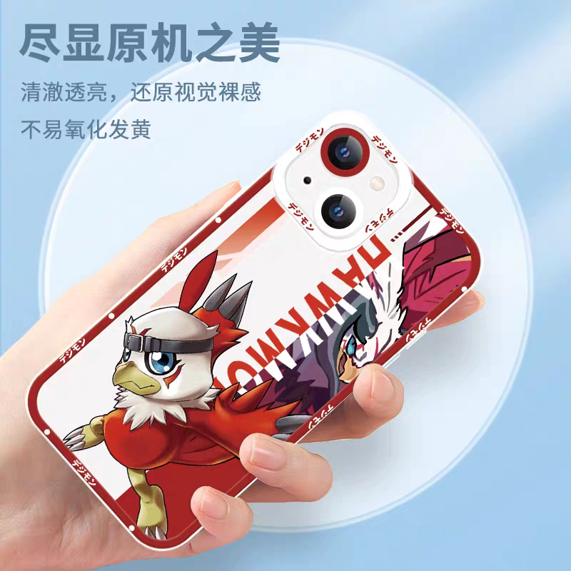 Anime Digimon Digital Monster Version | Wormmon - iPhone Case 7 8 PLUS SE2 XS XR X 11 12 13 14 15 16 17 Pro Promax 12mini 13mini