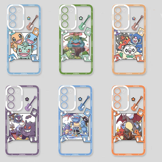 Japan Cartoon Pokemon Rock Band Party | 6 Styles - Phone Case Samsung Galaxy S26 S25 S24 S23 S22 S21 FE Ultra Edge