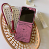Cute Animal Style | West Highland Doggie Wine Red - Phone Case Samsung Galaxy Z Flip 3 4 5 6 7 W24 W25