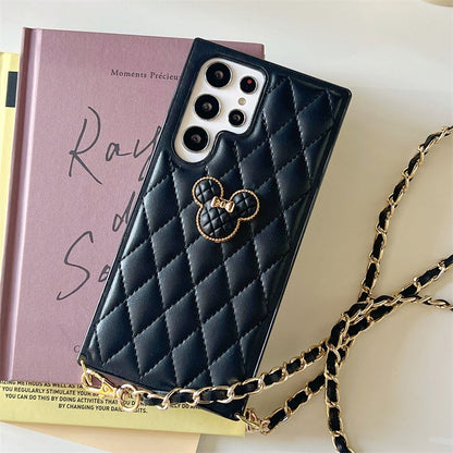 Japan Vintage Style | Minnie Mouse Purple Pink Black White Red Blue - Phone Case Samsung Galaxy S23 S22 S21 Plus Ultra KawaiiGiftLand