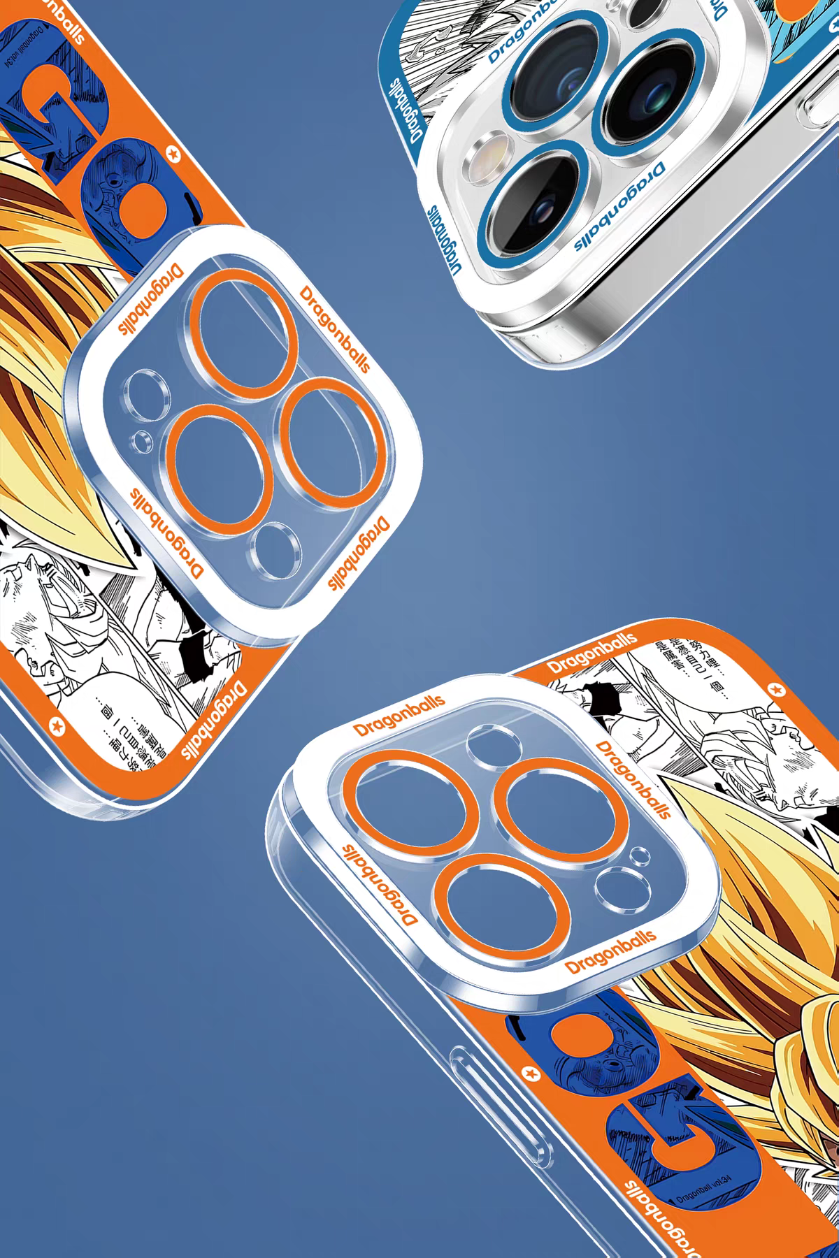 Japanese Anime Dragon Ball Comic Version | Son Goku Vegito Trunks Frieza Android 18 Majin Buu 8 Styles - iPhone Case PLUS SE2 XS XR X 11 12 13 14 15 16 16e 17 17e Pro Promax 12mini 13mini