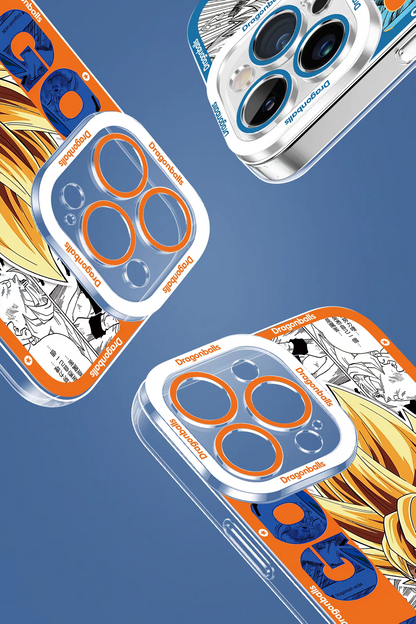 Japanese Anime Dragon Ball Comic Version | Son Goku Vegito Trunks Frieza Android 18 Majin Buu 8 Styles - iPhone Case PLUS SE2 XS XR X 11 12 13 14 15 16 16e 17 17e Pro Promax 12mini 13mini
