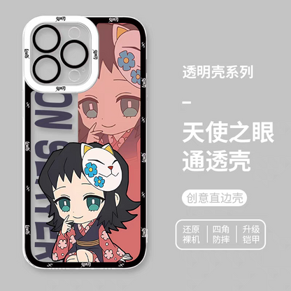 Japanese Anime Kimetsu no Yaiba Demon Slayer | Cute Style Makomo - iPhone Case 6 7 8 PLUS SE2 XS XR X 11 12 13 14 15 16 16e Pro Promax 12mini 13mini - iPhone Case 6 7 8 PLUS SE2 XS XR X 11 12 13 14 15 16 16e Pro Promax 12mini 13mini