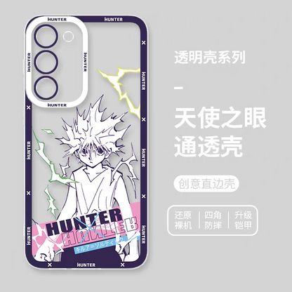 Japanese Anime Hunter X Hunter Anime & Comic Fighting Version | Killua Gon Kurapika Hisoka Morow - Phone Case Samsung Galaxy S26 S25 S24 S23 S22 S21 FE Ultra Edge