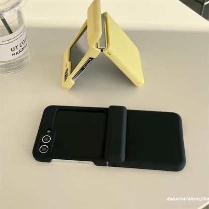 Korea Style Simple Fashion Card Holder Style | Matt 12 Colours - Phone Case Samsung Galaxy Z Flip 3 4 5 6 7