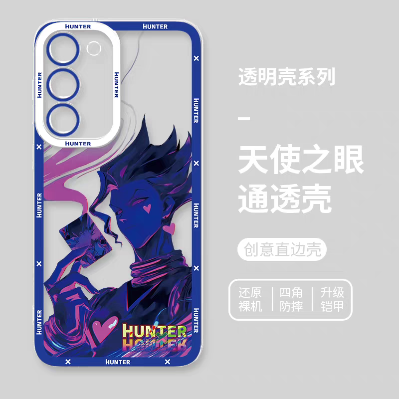 Japanese Anime Hunter X Hunter Anime & Comic Fighting Version | Killua Gon Kurapika Hisoka Morow - Phone Case Samsung Galaxy S26 S25 S24 S23 S22 S21 FE Ultra Edge