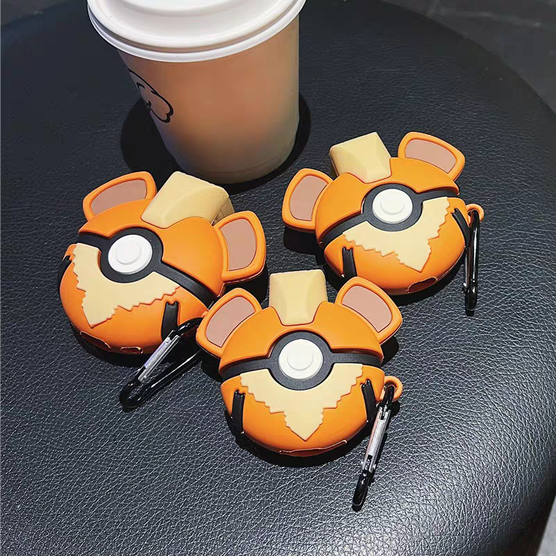 Japan Cartoon Pokemon Anime | Mewtwo Bulbasaur Growlithe Jigglypuff Pokemon Ball Snoriax Lucario Garchomp Rayquaza - AirPods AirPodsPro AirPods3 AirPods4 Case