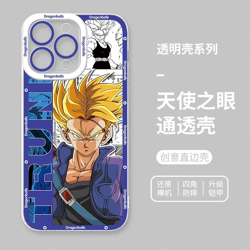 Japanese Anime Dragon Ball Comic Version | Son Goku Vegito Trunks Frieza Android 18 Majin Buu 8 Styles - iPhone Case PLUS SE2 XS XR X 11 12 13 14 15 16 16e 17 17e Pro Promax 12mini 13mini