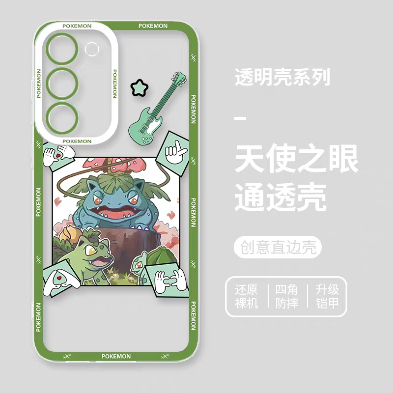 Japan Cartoon Pokemon Rock Band Party | 6 Styles - Phone Case Samsung Galaxy S26 S25 S24 S23 S22 S21 FE Ultra Edge
