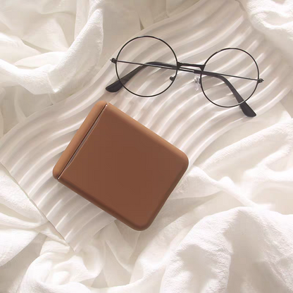 Korea Style Simple Fashion Card Holder Style | Matt 9 Colours - Phone Case Samsung Galaxy Z Flip 4 5 6 7 W24 W23