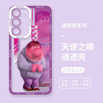 Cartoon Character Colour Kids | PurplePink Embarrassment - Phone Case Samsung Galaxy S25 S24 S23 S22 S21 FE Ultra Edge