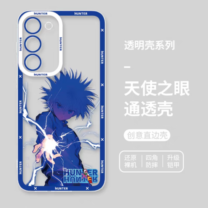 Japanese Anime Hunter X Hunter Anime & Comic Fighting Version | Killua Gon Kurapika Hisoka Morow - Phone Case Samsung Galaxy S26 S25 S24 S23 S22 S21 FE Ultra Edge