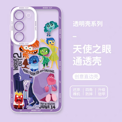 Cartoon Character Colour Kids | 2D Full Screen Full Memebers - Phone Case Samsung Galaxy S25 S24 S23 S22 S21 FE Ultra Edge