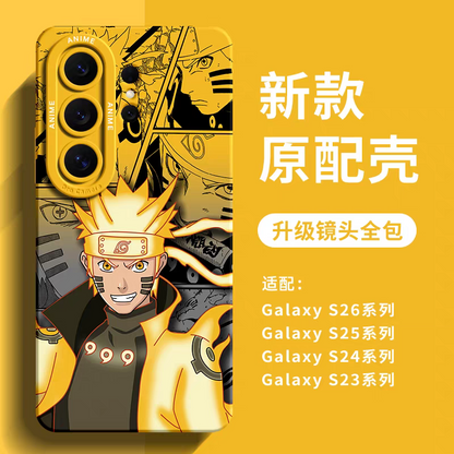 Japanese Cartoon Naruto Silicone Case Comic Anime Style | Naruto Gaara Sasori Guy Konan Kisame Uchiha Madara Uchiha Obito - Phone Case Samsung Galaxy S26 S25 S24 S23 S22 S21 FE Ultra Edge