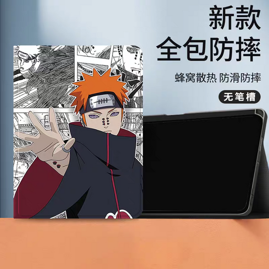 Japanese Anime Naruto Ninja Comic Anime Style Protect Case | Pain - iPad Mini 4,5,6,7 / iPad Air / iPad Pro 2025 2024 2022 2021 2020 2018