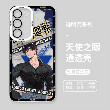 Japanese Anime Jujutsu Kaisen Fashion Cool Version | Yuji Megumi Satoru Ryomen Sukuna Yuta Geto Nanami Toji - Phone Case Samsung Galaxy S26 S25 S24 S23 S22 S21 FE Ultra Edge