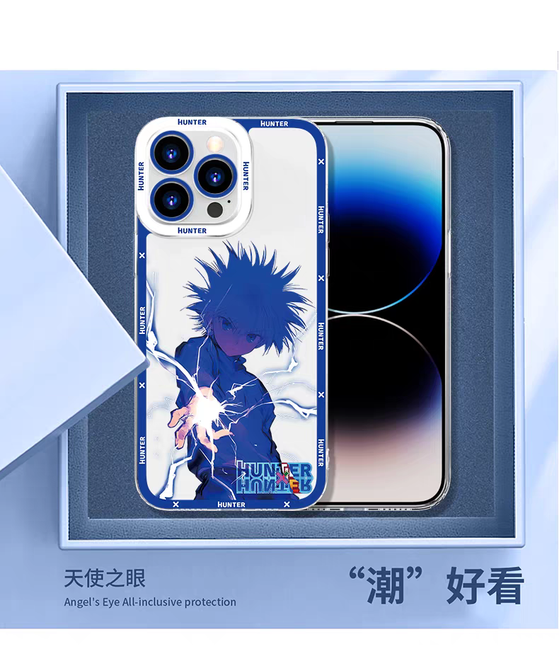 Japanese Anime Hunter X Hunter Anime & Comic Fighting Version | Killua Gon Kurapika Hisoka Morow - iPhone Case PLUS SE2 XS XR X 11 12 13 14 15 16 16e 17 17e Pro Promax 12mini 13mini
