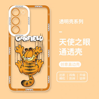 Cute Cartoon Lovely Cat Exotic Shorthair Orange Cat | 8 Styles - Phone Case Samsung Galaxy S26 S25 S24 S23 S22 S21 FE Ultra Edge