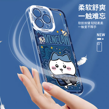 Japanese Anime Chiikawa Magic School Version | Chiikawa Hachiware Usagi Momonga 4 Styles - iPhone Case PLUS SE2 XS XR X 11 12 13 14 15 16 16e 17 17e Pro Promax 12mini 13mini