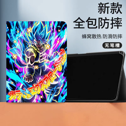 Japanese Anime Dragon Ball Anime Neon Style Protect Case | Gogeta Super Saiyan - iPad Mini 4,5,6,7 / iPad Air / iPad Pro 2024 2022 2021 2020 2018