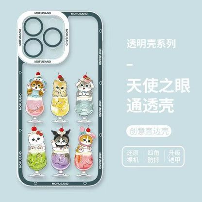 Japanese Cartoon Mofusand | Sanrio Mofusand - Phone Case Samsung Galaxy S25 S24 S23 S22 S21 FE Ultra Edge
