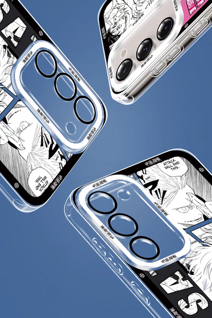 Japanese Anime Jujutsu Kaisen Comic Style | Kugisaki Nobara Higuruma Hiromi Hakari Kinji Zenin Maki 4 Styles - Phone Case Samsung Galaxy S26 S25 S24 S23 S22 S21 FE Ultra Edge