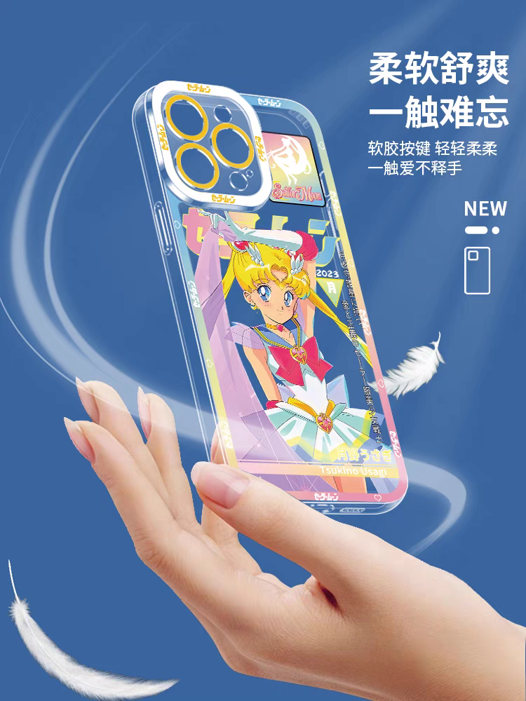 Japanese Cartoon Sailor Girl | Comic Sailor Moon - Sailormoon iPhone Case 6 7 8 PLUS SE2 XS XR X 11 12 13 14 15 16 16e 17 Pro Promax 12mini 13mini