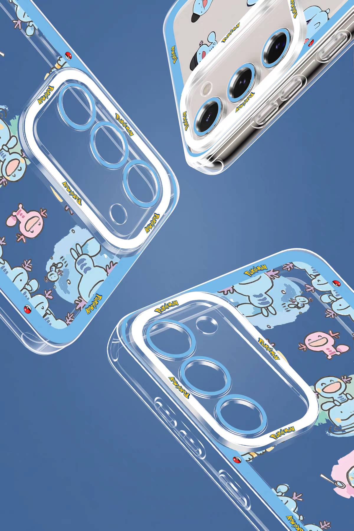 Japan Cartoon Pokemon | Quagsire Wooper Part2 8 Styles - Phone Case Samsung Galaxy S26 S25 S24 S23 S22 S21 FE Ultra Edge