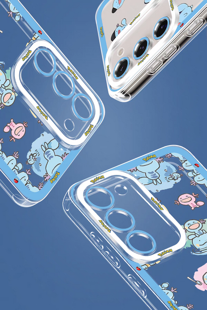 Japan Cartoon Pokemon | Quagsire Wooper Part2 8 Styles - Phone Case Samsung Galaxy S26 S25 S24 S23 S22 S21 FE Ultra Edge