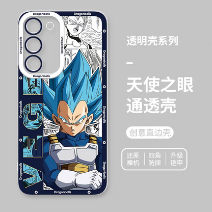 Japanese Anime Dragon Ball Comic Version | Son Goku Vegito Trunks Frieza Android 18 Majin Buu 8 Styles - Phone Case Samsung Galaxy S26 S25 S24 S23 S22 S21 FE Ultra Edge