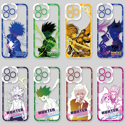 Japanese Anime Hunter X Hunter Anime & Comic Fighting Version | Killua Gon Kurapika Hisoka Morow - iPhone Case PLUS SE2 XS XR X 11 12 13 14 15 16 16e 17 17e Pro Promax 12mini 13mini