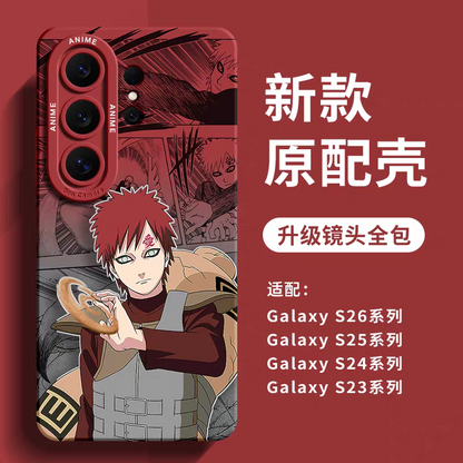 Japanese Cartoon Naruto Silicone Case Comic Anime Style | Naruto Gaara Sasori Guy Konan Kisame Uchiha Madara Uchiha Obito - Phone Case Samsung Galaxy S26 S25 S24 S23 S22 S21 FE Ultra Edge