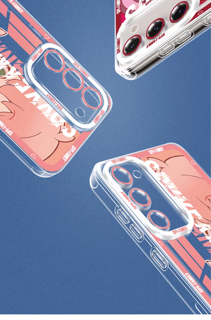 Japan Cartoon SPY Family | Cute Style Loid Forger - Phone Case Samsung Galaxy S25 S24 S23 S22 S21 FE Ultra Edge21 FE Ultra Edge24 S23 S22 S21 FE Ultra Edge
