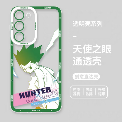 Japanese Anime Hunter X Hunter Anime & Comic Fighting Version | Killua Gon Kurapika Hisoka Morow - Phone Case Samsung Galaxy S26 S25 S24 S23 S22 S21 FE Ultra Edge