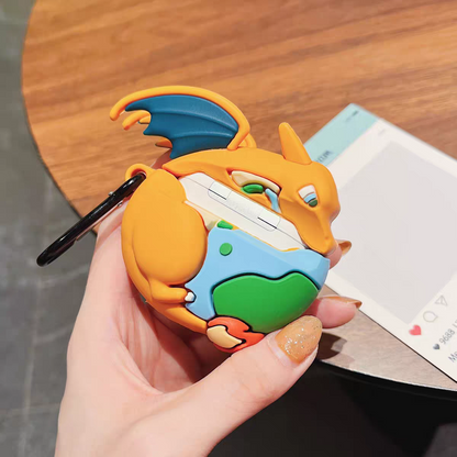 Japan Cartoon Pokemon Anime | Charizard with Earth - AirPods AirPodsPro AirPods3 AirPods4 Case