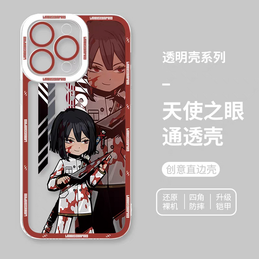 Game Character Limbus Company Drawing Style | Ryoshu Fighting - iPhone Case PLUS SE2 XS XR X 11 12 13 14 15 16 17 Pro Promax 12mini 13mini