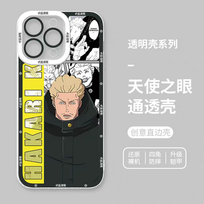 Japanese Anime Jujutsu Kaisen Comic Style | Kugisaki Nobara Higuruma Hiromi Hakari Kinji Zenin Maki 4 Styles - iPhone Case PLUS SE2 XS XR X 11 12 13 14 15 16 16e 17 17e Pro Promax 12mini 13mini